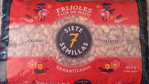 [7500829000067] Frijol flor de mayo 7 semillas 900 gr